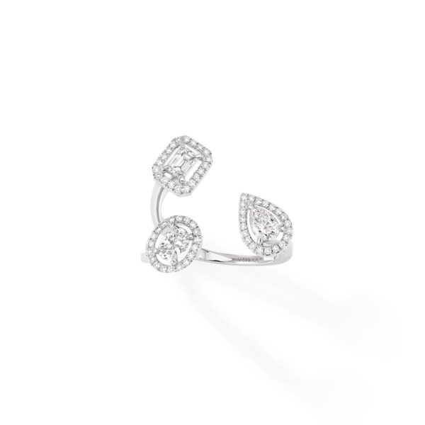 Messika - Bague My Twin Trilogy - or blanc diamant