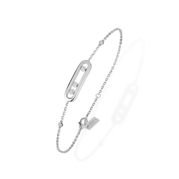 Messika - Bracelet Baby Move - or blanc diamant