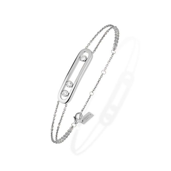Messika - Bracelet Move Classique - or blanc diamant