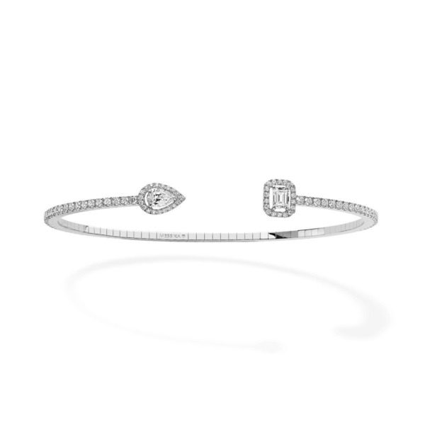 Messika - Bracelet My Twin Skinny 0,15 carat - or blanc diamant