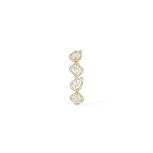 Messika - Boucle d'oreille My Twin Clip Bas - or jaune diamant