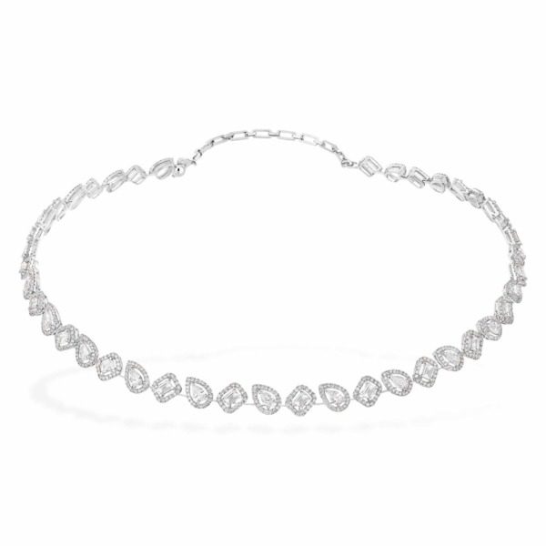 Messika - Collier My Twin Riviere - or blanc diamant