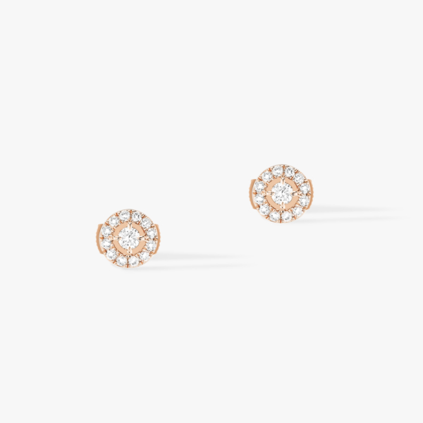 Messika - Boucles oreilles Joy PM - Or rose - Valer Nice - Joaillerie
