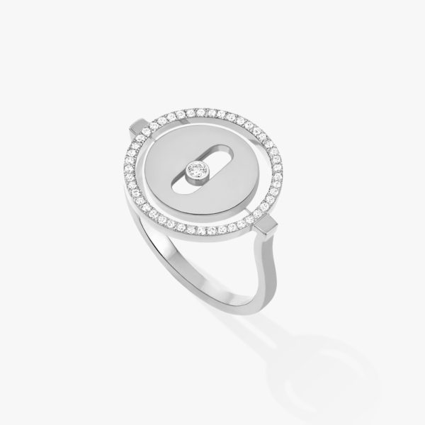 Messika - Bague Lucky Move - Or blanc - Valer Nice - Joaillerie