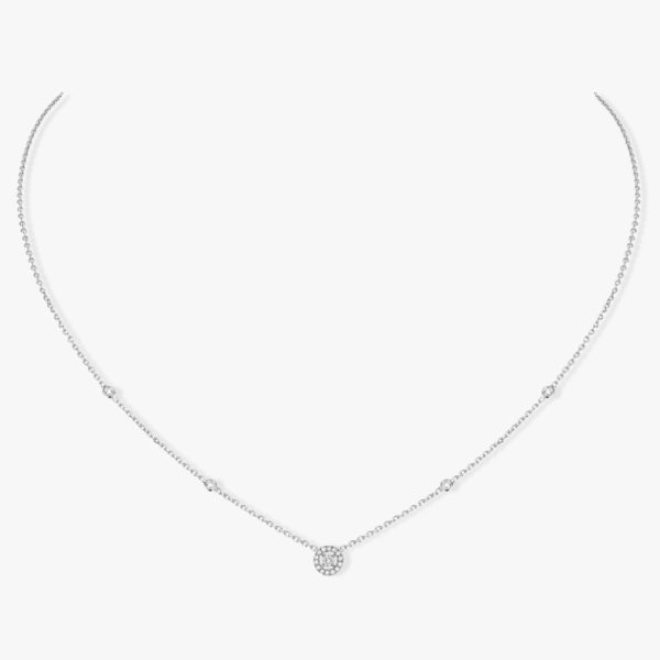 Messika - Collier Joy XS - Or blanc - Valer Nice - Joaillerie