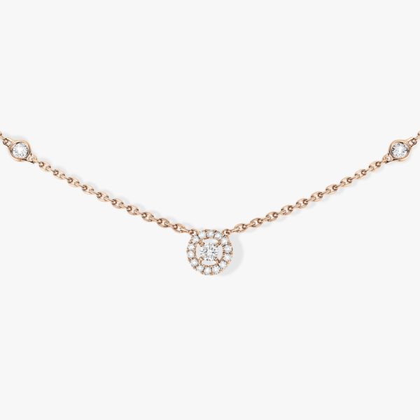 Messika - Collier Joy XS - Or rose - Valer Nice - Joaillerie