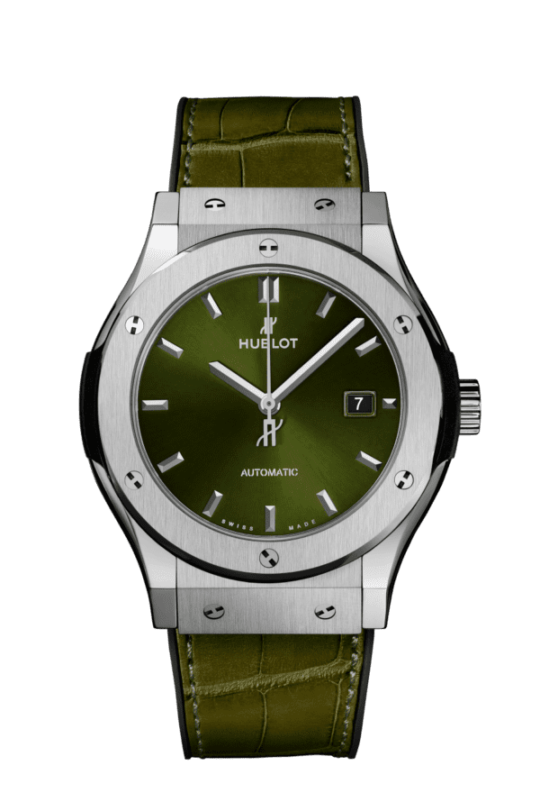 Hublot - Classic Fusion Titanium Green 42 mm - Valer Nice - Horlogerie