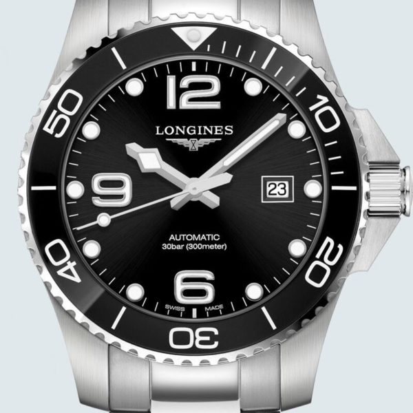 Longines - HydroConquest 43mm noir - Valer Nice Horlogerie_2