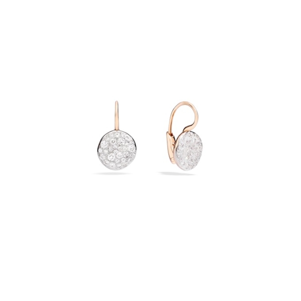 Earring-sabbia-rose-gold-18kt-diamond - Valer, Votre bijouterie à Nice