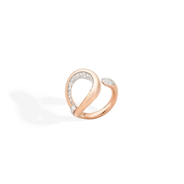 Fantina-ring-rose-gold-18kt-diamond - Valer, votre bijouterie à Nice