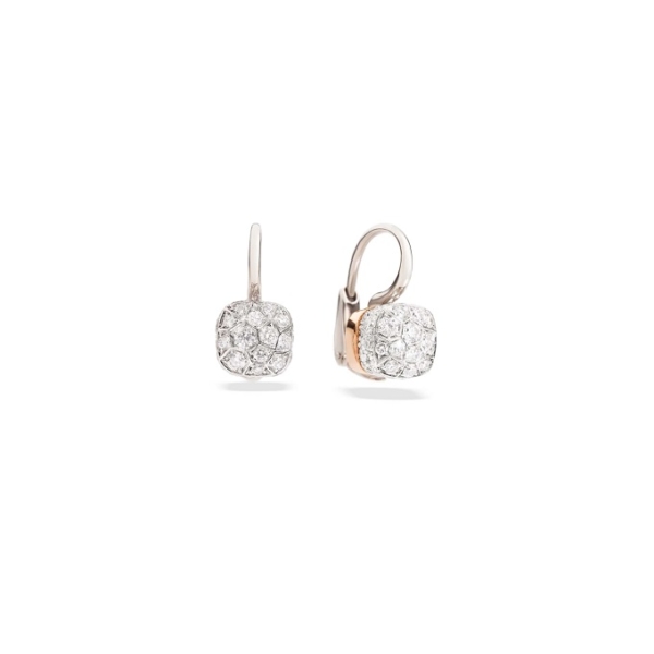 Nudo-classic-solitaire-earrings-white-gold-18kt-diamond - Valer, votre bijouterie à Nice
