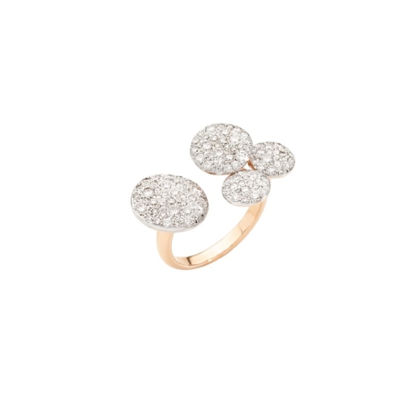 sabbia-ring-rose-gold-18kt-diamond - Valer, votre bijouterie à Nice