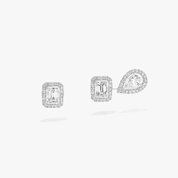 boucles d'oreilles messika my twin or blanc 2x0.20ct