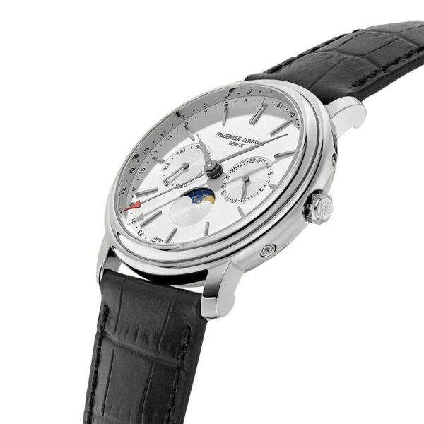 Montre Frédérique Constant Classics Index Business Timer de côté