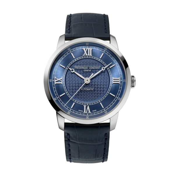 Montre Frédérique Constant Classics Première Bleue de face