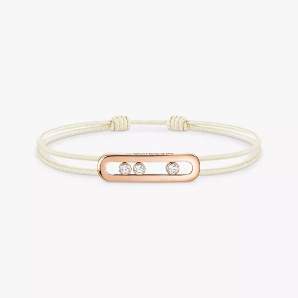 Cordon Messika Care(s) - or rose, crème – Image 3