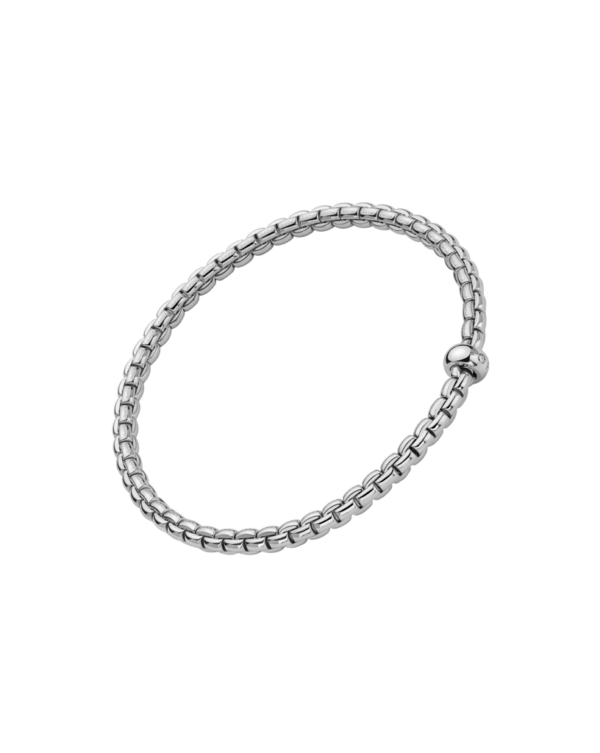 Bracelet Eka Flex'it - or blanc 1 diamant