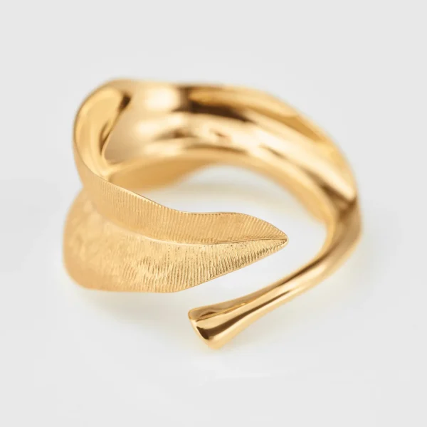 Bague Leaves moyen modèle – Image 2