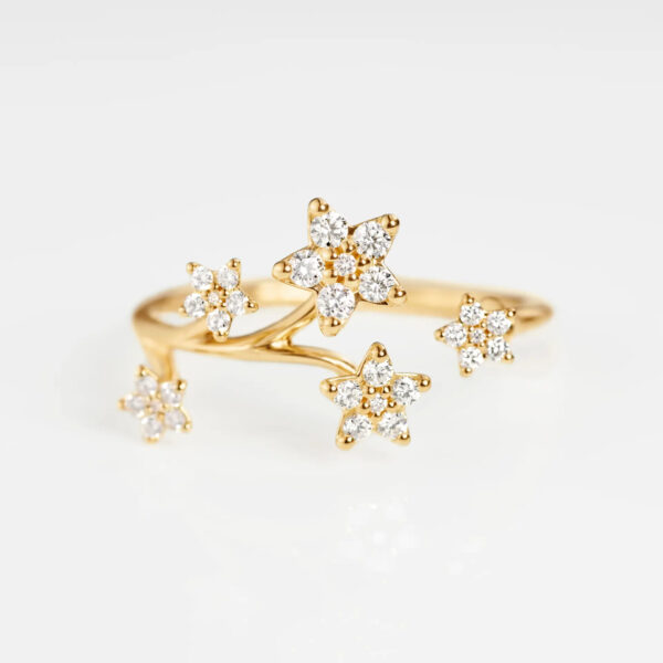 Bague Shooting Stars - 6 étoiles – Image 2