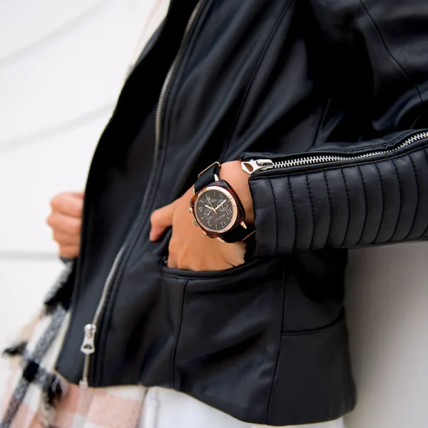 Clubmaster Classic - Chrono - Rose Gold - Noir – Image 2